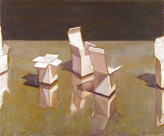 painting of boxes