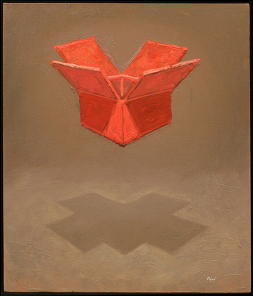 painting of boxes: realism